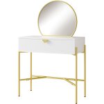 Coiffeuse melissa, blanc, 84. 4 cm avec tiroir vicco