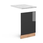 Vicco - faade r - line, anthracite haute brillance, 45 cm, pt marbre