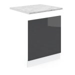 Vicco - faade r - line, anthracite haute brillance, 60 cm, pt marbre