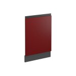 Vicco - faade r - line, rouge, 44. 6 cm j - shape, sans plan de travail