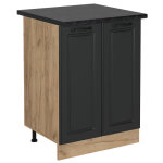 Vicco - meuble bas de cuisine r - line, anthracite campagne, 60cm, pt anthracite Vicco - meuble bas de cuisine r - line, anthracite campagne, 60cm, pt anthracite