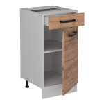 Vicco - meuble cuisine r - line, ch�ne de force dor�, 40cm sans pt