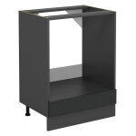 Vicco - meuble pour four r - line, anthracite campagne, 60cm sans pt