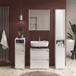 Vicco - meuble sous vasque simple majest, blanc, 60. 2 x 62. 1 cm Vicco - meuble sous vasque simple majest, blanc, 60. 2 x 62. 1 cm