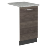 Vicco - panneau de lave - vaisselle r - line, gris noble, 45cm, pt marbre