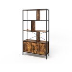 Vicco - sparation de pice fyrk, chne rustique, 80 x 146. 5 cm avec 2 portes