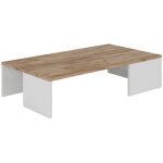 Vicco - table basse hardi, chne blanc / force de l'or, 90x21. 4cm