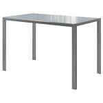 Vicco - table  manger grand, gris, 120 x 75 cm