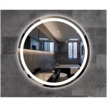 Vicmhuang - miroir mural lumineux led de salle de bain rond simple, �tanche 3 couleurs lumi�re avec interrupte ...
