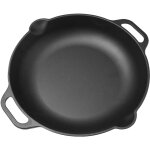 Victoria - 31947 poêle à paella en fonte Émaillée induction 33cm, convient pour le feu, barbecue noir ... Victoria - 31947 poêle à paella en fonte Émaillée induction 33cm, convient pour le feu, barbecue noir ...