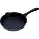 Victoria 35969 poêle en fonte naturelle induction 16, 5cm, convient pour le feu, barbecue, four noir Victoria 35969 poêle en fonte naturelle induction 16, 5cm, convient pour le feu, barbecue, four noir