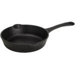 Victoria - 36652 po�le en fonte �maill�e induction 16, 5cm, convient pour le feu, barbecue, four noir ...