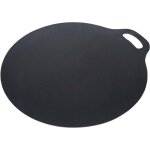 Victoria 38526 plaque  griller en fonte maille induction pour pizza, budare 38cm barbecue noir