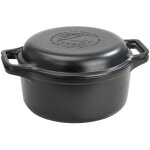 Victoria 39585 cocotte et po�le induction fonte �maill�e 27 cm, dutch oven 5, 7l, sans ptfe noir