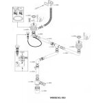 Vidage automatique cuipd671 - d pour �vier 2 bacs inox - siphon gain de place