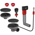 Vidage automatique noir mat pour viers deux cuves maris (mrg 620 & 120 - 35 - 35 & 160 - 34 - 15)