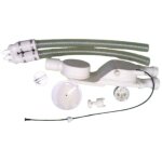 Vidage baignoire angle et asymtrique sans trop plein ideal standard