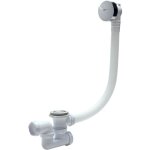 Vidage de baignoire � c�ble l700, siphon orientable �40 mm, clapet rentrant laiton, commande abs chrom�, ...