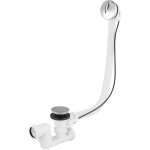 Vidage de baignoire complet � c�ble 650mm noyon & thiebault volant en abs chrom�