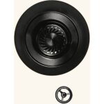 Vidage bonde manuelle �vier 1 bac granit harmonie inox pvd noir - siphon gain de place