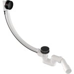 Granitan - vidage et trop - plein de baignoire noir vidage et trop - plein de baignoire automatique noir ...