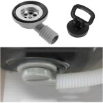 Vidange d'�vier camping, bonde d'�coulement de lavabo 90� pour caravane ou camping - car, bonde d'�coulement ...