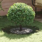 Vidaxl - anneaux d'arbre plats 5 pcs vert olive 30 / 60 cm acier