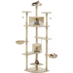 Vidaxl - arbre pour chats avec tiagraffi en hauteur de sisal 203 cm jeu diff�rentes couleurs couleur ...