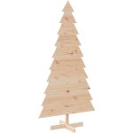 Arbre de nol en bois pour dcoration 180 cm bois massif de pin - vidaxl