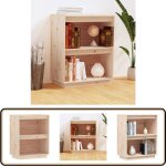 Vidaxl - armoire console 60x34x75 cm bois de pin solide - buffet - meuble de rangement - armoire console ...