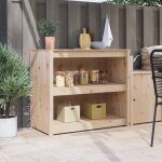 Vidaxl - armoire de cuisine extrieure 106x55x92 cm en bois massif