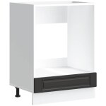 Armoire � four porto noir bois d'ing�nierie vidaxl