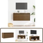 Vidaxl - armoire murale marron miel 80x30x35 cm bois de pin massif - armoire murale - bibliothque murale ...