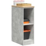Armoire de rangement de garage gris b�ton 30x51x85 cm bois pin - vidaxl
