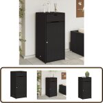 Armoire de rangement de jardin noir 55x55x111 cm résine tressée - coffre de jardin - rangement extérieur ... Armoire de rangement de jardin noir 55x55x111 cm résine tressée - coffre de jardin - rangement extérieur ...