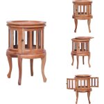 Vidaxl - armoire de vitrine naturel 50x50x76 cm bois d'acajou massif - meuble d'appoint - armoire vitrines ... Vidaxl - armoire de vitrine naturel 50x50x76 cm bois d'acajou massif - meuble d'appoint - armoire vitrines ...