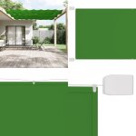 Auvent vertical vert clair 60x360 cm tissu oxford - parasol - �crans de balcon - voile d'ombrage - intimit� ...