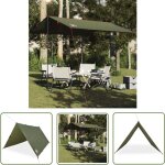 Vidaxl b�che de camping vert olive 306x306 cm imperm�able