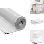 Vidaxl - bche transparente avec ?illets 8x10 m polythylne - bche transparente - bches transparentes ...