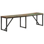 Vidaxl - banc 160x35x46 cm bois massif de rcupration