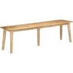 Vidaxl - banc 160x40x45 cm bois massif de manguier
