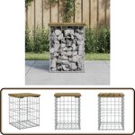 Vidaxl - banc de jardin design gabion 33x31x42 cm bois de pin imprégné - banc de jardin - mobilier de ... Vidaxl - banc de jardin design gabion 33x31x42 cm bois de pin imprégné - banc de jardin - mobilier de ...