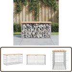 Vidaxl - banc de jardin design de gabion 83x31, 5x42cm bois massif de pin - banc de jardin - mobilier ... Vidaxl - banc de jardin design de gabion 83x31, 5x42cm bois massif de pin - banc de jardin - mobilier ...