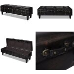 Vidaxl - banc long de rangement marron - banc coffre - banc rangement - meuble rangement - banc design ... Vidaxl - banc long de rangement marron - banc coffre - banc rangement - meuble rangement - banc design ...
