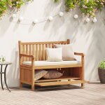 Vidaxl - banc de rangement de jardin marron 114 x 60 x 90 cm