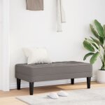 Vidaxl - banc taupe 113 x 57 x 39 cm tissu
