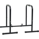 Vidaxl - barre de dips noir 116 x 66 x 74. 5 cm acier peint par poudre