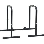 Vidaxl - barre de dips noir 116 x 66 x 74. 5 cm acier peint par poudre