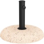 Vidaxl - pied de parasol jaune, noir 45 x 45 x 40 cm béton, métal Vidaxl - pied de parasol jaune, noir 45 x 45 x 40 cm béton, métal
