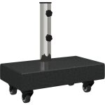 Vidaxl - pied de parasol noir 45 x 25 x 45 cm granit, acier Vidaxl - pied de parasol noir 45 x 25 x 45 cm granit, acier